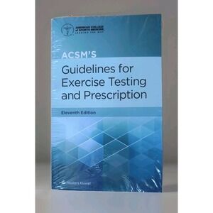 Lippincott‎ Connect-Acsm Ser.: ACSM's Guidelines for Exercise Testing and...